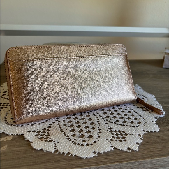 Kate Spade Neda Laurel Way Rose Gold Wallet - Picture 3 of 7